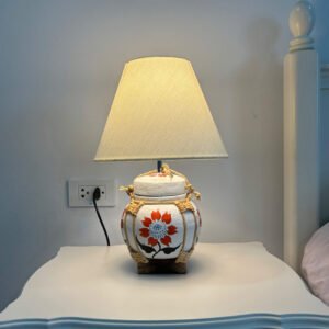 Thai Blossom Bamboo Lamp