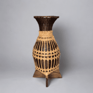 Handcrafted Bamboo & Rattan Vase